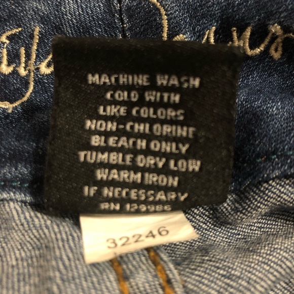 Ariya Jeans 13/14 Medium Wash Ripped Jeans - Picture 6 of 6